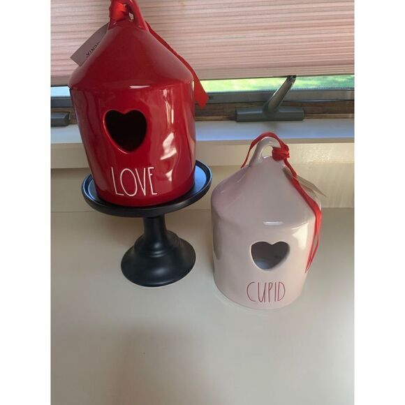 Rae Dunn BirdHouses Love And Cupid - Picture 1 of 5